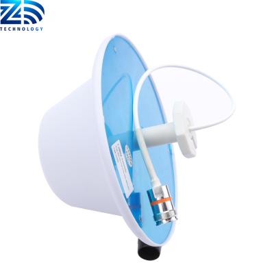 China Cooper / 4.3-10 Aluminum Female Connector 4g Communication Lte 698-4000mhz Bands 5g Dual Band Ceiling Antenna for sale