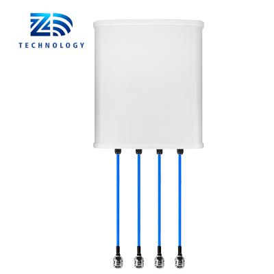 China New Product ABS 5G Left Directional Indoor Lte 4 Omni Panel Antenna 4x4 MIMO Broadband 698 - 4000MHz for sale