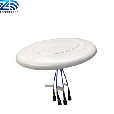 China ABS 2G 3G 4G Lte 4 Omni Left Directional Ceiling Antenna MIMO Wideband 698 - 2700MHz for sale