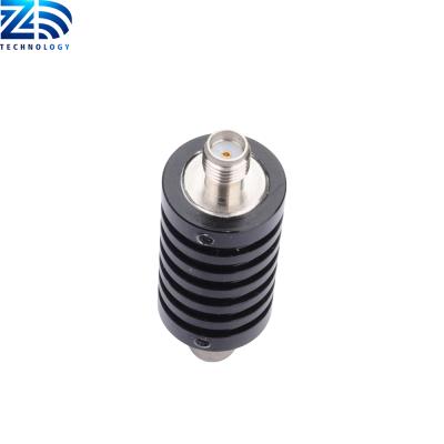 China 10w 40db fixed 3ghz SMA type connector coax attenuator with SMA male to female ZD-AT-10W-SMAMF for sale