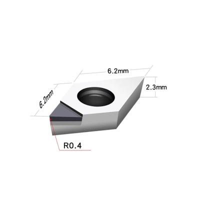 China External Turning Inserts PCD milling blades for turning aluminum, copper and graphite products for sale