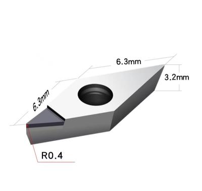 China External Turning Inserts PCD insert PCD VCGT PCD cutting tool CNC diamond insert for sale