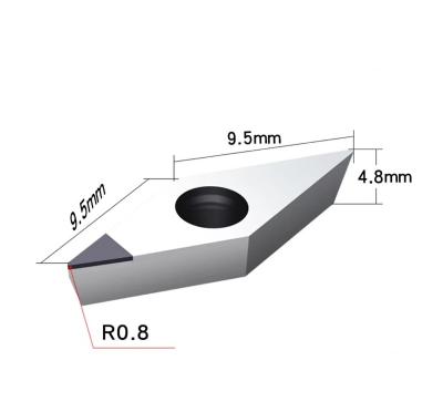 China External Turning Inserts High Abrasive CNC Diamond PCD tipped Turning tool Carbide Insert CCGT VCGT DCGT PCD inserts for Aluminum Alloy for sale