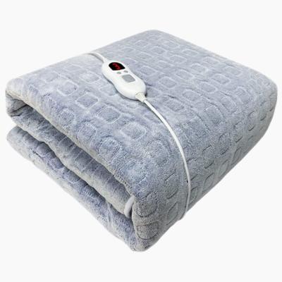 China Anti-Static Fast Heating Electric Blanket With 6 Setting Controller For Eu Maket 220/240v for sale