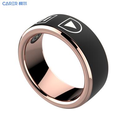 China Red And Black Ring Popular Smart Ring Touch Screen Smart Smart Watch For Men Women for sale