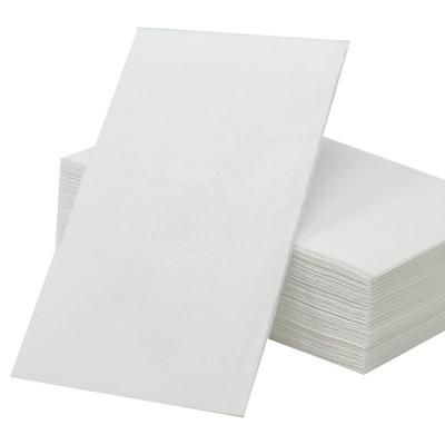 China Hign Quality Water Absorption Dinner Napkins White Airlaid White Paper Linen Feel Like Towels for sale