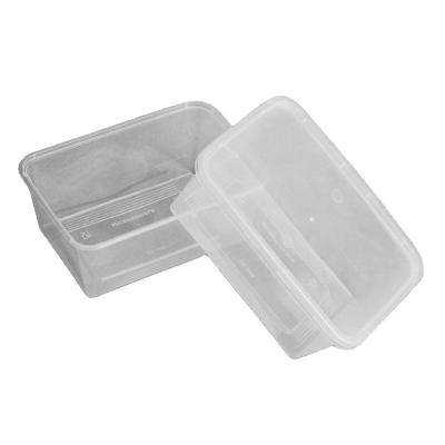 China Disposable Microwave Disposable Plastic Take Away Bento Lunch Box With Lid for sale