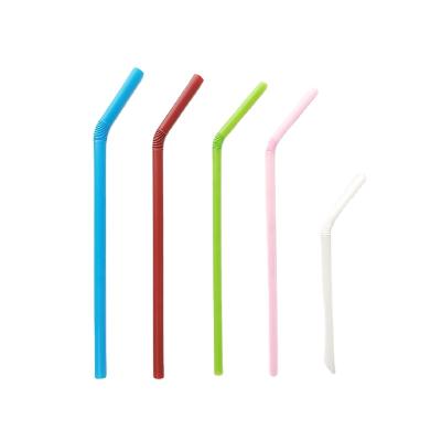 China Disposable 100% Biodegradable PLA Plant Based Bendable Disposable Sustainable Compostable PLA Drinking Straws for sale