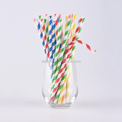 China Colorful Paper Straws Disposable Paper Straws for sale