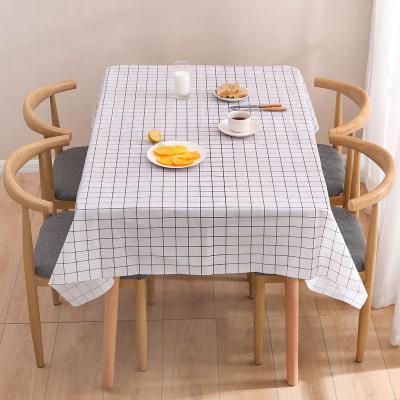 China Waterproof Stain and Wrinkle Resistant Washable Polyester Tablecloth, Decorative Cloth Table Cover for Dining Table, Buffet Parties for sale