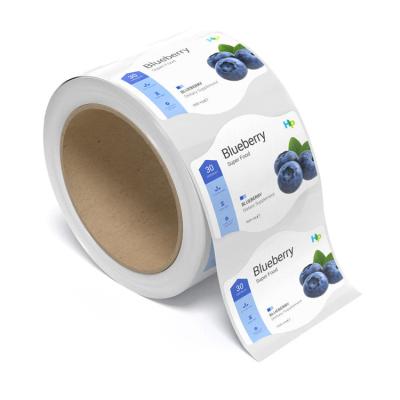 China paper & Custom Adhesive Cardboard Round Size Ticket Roll Decal Stickers Printing Packaging Label For Amazon for sale