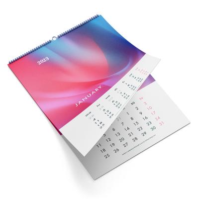 China paper & Cardboard Custom Printing Daily Schedule Planner 2023 Printed Wall Calendar For Home for sale