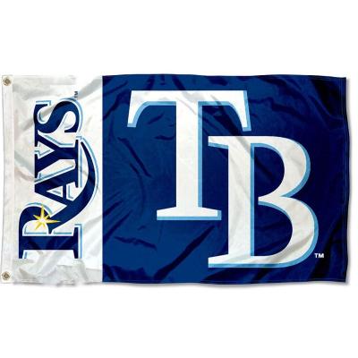 China MLB Tampa Bay Rays Polyester 3x5 Ft Digital Printed Flag Flying Banner for sale