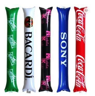 China Fans Cheering Balloon Led Thunderbolt Custom Printing Stick / Inflatable Sticks / Thundersticks / Led Cheering Stick for sale