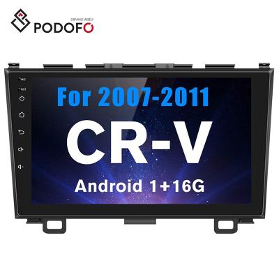 China Car GPS Podofo for Honda CRV 2007 - 2011 Android Car Radio 9