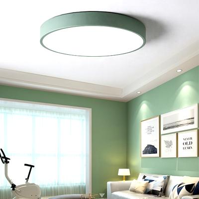 China Ultrathin Ceiling Lights Northern Europe Style Indoor Lighting Flat Led Modern 60x60 Round Ceiling Light for sale