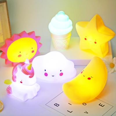 China Eco-friendly Toy Gift High-Quality Mini Night Light Cute Soft Led Decoration Children's Bedroom Baby Night Light for sale