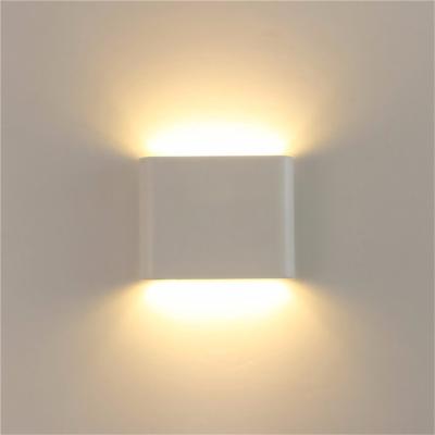 China Industrial outdoor&indoor 6W LED wall lamp aluminum waterproof up and down LED wall light for sale