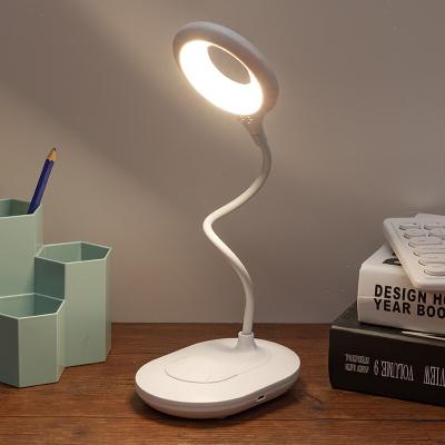 China Modern Led Table Lamp Eye Protect Temperature 3-Color Soft Light Eye To Protect Adjustable USB Learning Table Lamp for sale