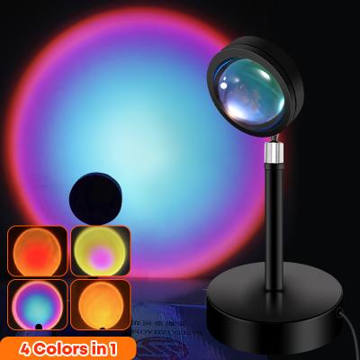 China Modern Sunset Lamp Projector Led Night Light For Photography Make Up Bedroom Atmosphere Projection Wall Decoration Indoor Lighting S for sale