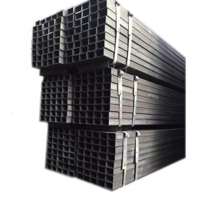 China Structure Pipe Q235 Steel Pipe Hot Rolled Square Rectangular Square Steel Pipe Ms. for sale