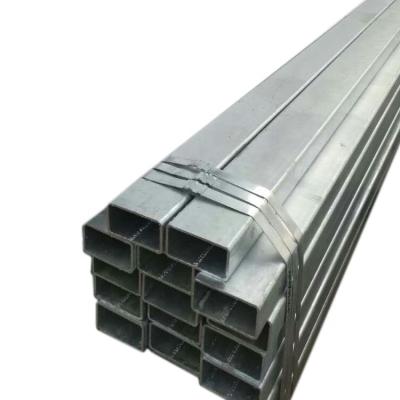 China Structure pipe a36 60x60 40x80 square galvanized square steel pipe rectangular hollow section steel pipe for sale