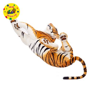 China Custom Cute Gift Or Promotion Cartoon Soft Stuffed Toy Simulated Tiger Stuffed for sale