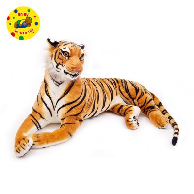 China Custom different sizes realistic simulation tiger plush stuffed toy for gift or promotion big for sale for sale