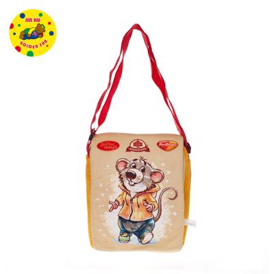 China 2021 new cute gift or promotion kids cartoon handbag fashion brushed fabric candy plush bag for sale