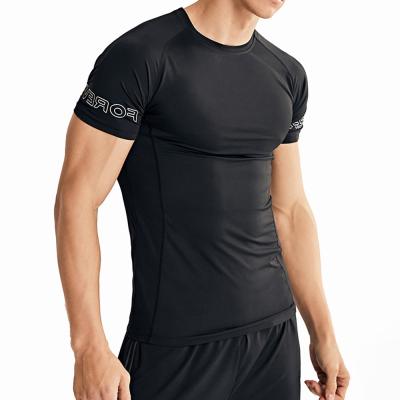 China Qulilty QUICK DRY Custom Tops Men's T Shirts Moisture Wicking Sports Fitness Gym Bodybuilding Top T-Shirt for sale