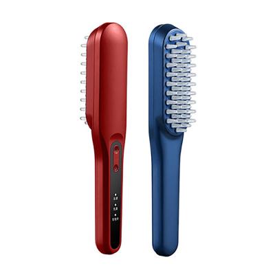 China At home the new 2022 main hair care aids to absorb the vibration massage function photon hair care massage comb for sale