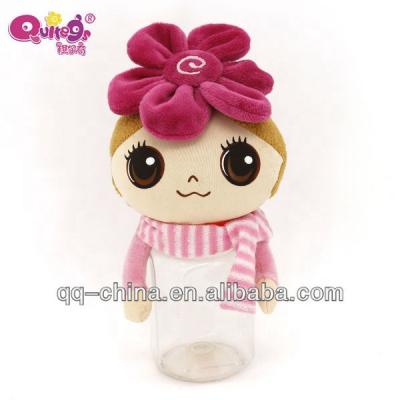 China Cartoon Toy High Quality Custom Design and OEM Supply Soft Plush Toy Making Baby - Doll Stand on Bottle for Kids Gift for sale