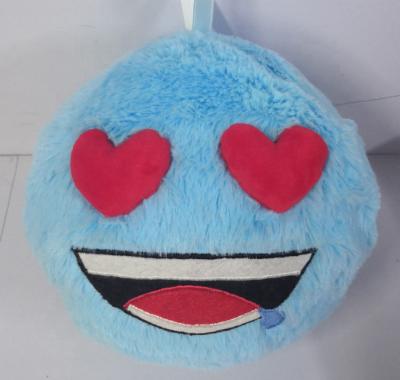 China Lovely Cartoon Toy Customized Blue Color Ball Pillow For Cuddle And Sleep Gift Plush Toys for sale