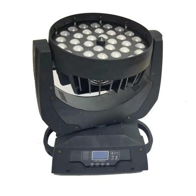 China Nightclub LED 36x10W 4-in-1 RGBW Wash Zoom Moving Head Led Stage Light for sale