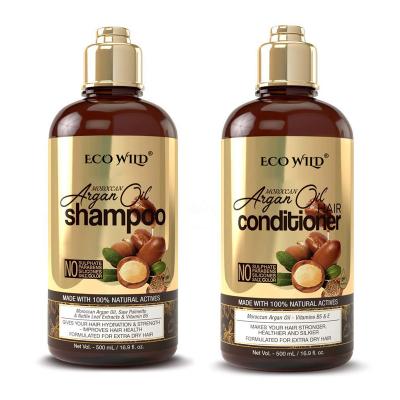 China Color-protecting Moroccan Nut Oil shampoo and conditioner set to increase moisture and repair dry damaged hair. Suitable for all hair types from me for sale