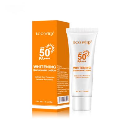 China Sunscreen Whitening Multiple Sun Protection SPF 50 PA+++ Sunblock Sunscreen Cream D8619002 for sale