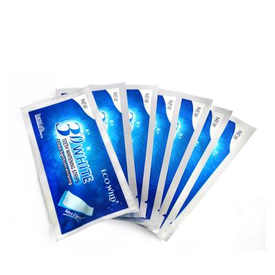 China Teeth Whitening OEM/ODM Wholesale 1 Pair AuQuest Brand Tooth Whitening Strips Bleaching Tool Gel 3D Teeth Whitening Strips E8620508 for sale