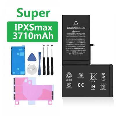 China Brand New Good Quality Factory Price Mobile Phone XS Max Battery High Capacity 3710mAh Cobalt Super Durable Pure Li-ion Battery for sale