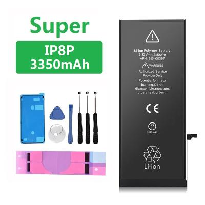 China Mobile Phone High Capacity 3350mAh Battery For iPhone 8 Plus Replacement Original Pure Cobalt Dual IC Protection Shenzhen Factory All Models for sale