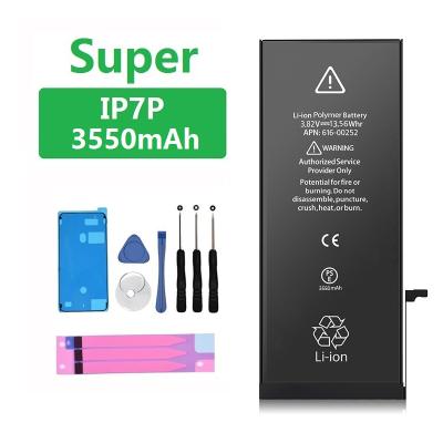 China Long Lasting Mobile Phone Battery For iPhone 7 plus Replacement Battery 3550mAh High Capacity Super Pure Cobalt Brand New Low Rate Default for sale