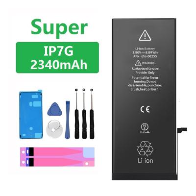 China Hot Selling Mobile Phone Smart Battery For iPhone 7 Original High Capacity 2340mAh Battery Dual Replacement IC Protection Brand New for sale