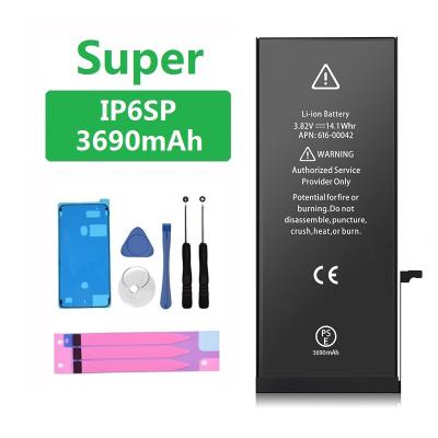 China Mobile Phone Digital Battery For Phone 6splus 6S Plus Super Long Life 3690mAh Cobalt Rechargeable Battery Pure Factory Price OEM ODM Accepted for sale