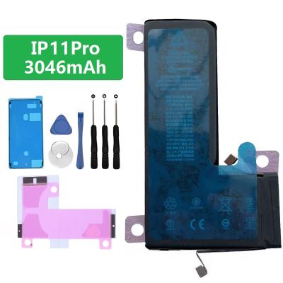 China High Quality Cell Phone OEM ODM Battery For iPhone 11 Pro Real 3046mAh 3.83V 4.45V Li Polymer Mobile Phone Battery Long Cycle Wholesale for sale