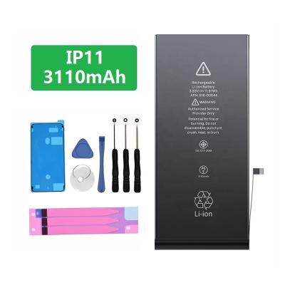 China Mobile Phone For iPhone 11 Battery Original Double IC Protection 0 Cycle Brand New Quality 3110mAh 3.83V Li-ion Battery AAA Grade for sale