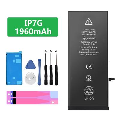 China Cell Phone Smart Phone For Phone 7 Battery Replacement 1960mAh Pure Cobalt Long Standby Time Over 500 Times CE FCC ROHS for sale