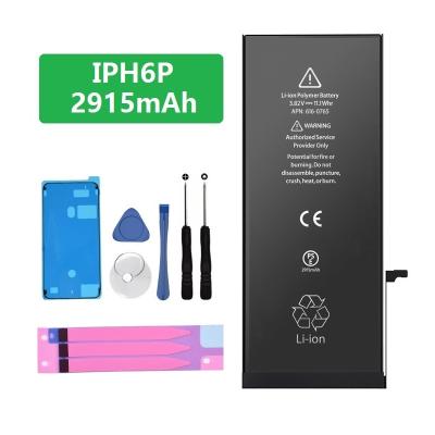 China Smart Original Quality 2915mAh Full Capacity Mobile Phone 6plus Battery Cell Phone Factory Price Brand New IC Double 0 Pads for sale