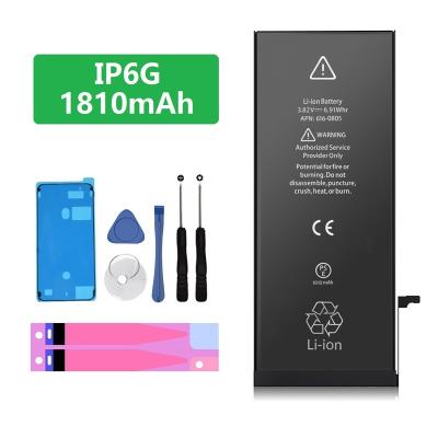 China Mobile phone direct factory price best quality original phone 6 mobile phone battery replacement 1810mAh real capacity for sale