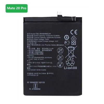 China Shenzhen factory wholesale smart phone batteries HW mate 20 cell phone pro dual battery IC pure cobalt high quality long life protection for sale