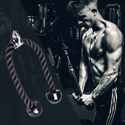 China Strong and Firm Fitness Accessories Triceps Rope Pull Down Cable Machine Accessories Pulley System Gym Cable Lat Lower Attachment » for sale