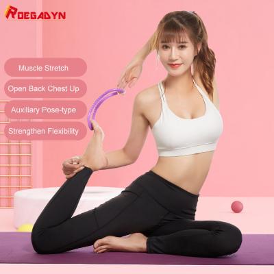 China Durable Yoga Ring Home Training Equipment Pilates Ring Women Double Arc Design Pilates Ring Magic Circle Gym Yoga Fitness Small for sale